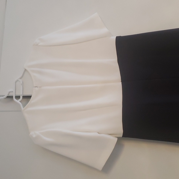 COPY - Hobbs London navy and white dress - Picture 8 of 9